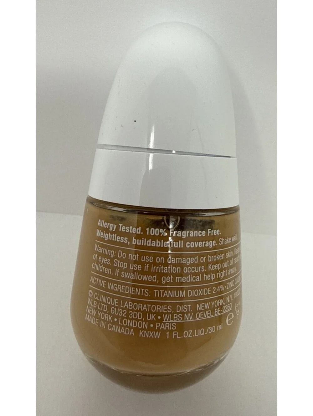 CLINIQUE Even Better Clinical Serum Foundation WN54 HONEY WHEAT SPF 25  RN 1